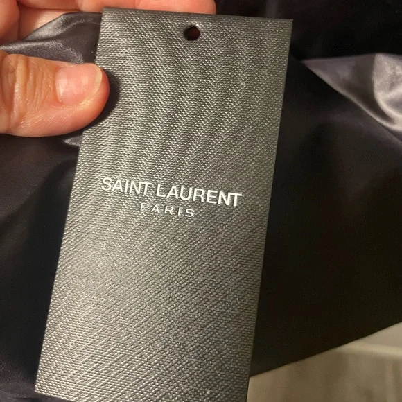 Yves Saint Laurent zip-up varsity bomber jacket - Picture 12 of 16